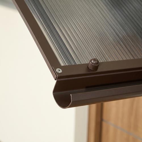 strieška nad dvere LANITPLAST ARCUS 160/90 hnedá
