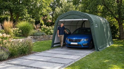 plachtová garáž 3,0 x 4,6 m - 62589EU