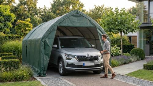 plachtová garáž 3,9 x 6,1 m - 62730EU