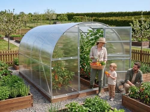 skleník LANITPLAST KYKLOP2 3x4 m PC 4 mm