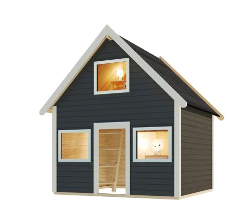detský domček KARIBU KALLE (44578) terragrau
