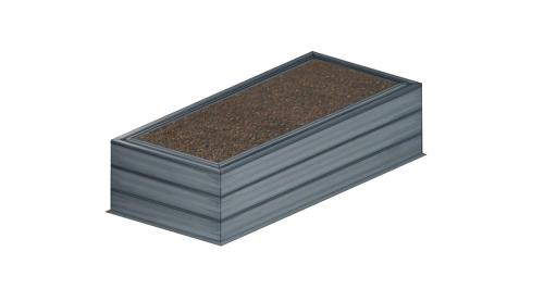 vyvýšený záhon LANITPLAST ARBACH 18080 3-set