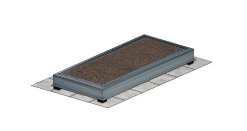 vyvýšený záhon LANITPLAST ARBACH 8030 1-set