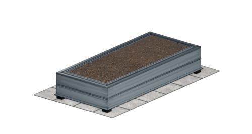 vyvýšený záhon LANITPLAST ARBACH 10040 2-set