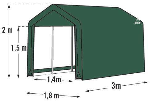 náhradní plachta pro přístřešek 1,8x3,0 m (70471EU)