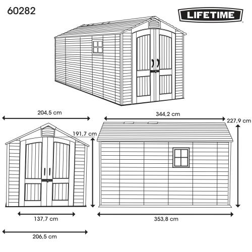 plastový domček LIFETIME model 60282
