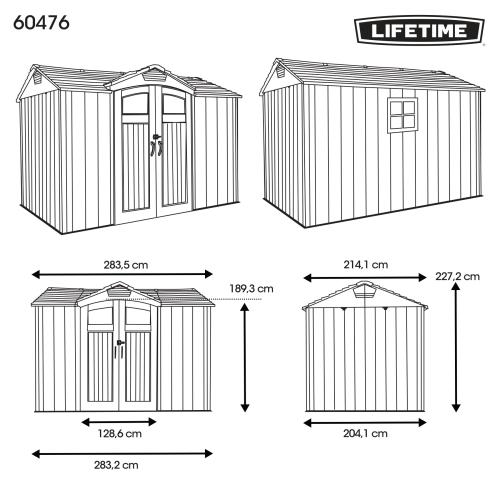 plastový domček LIFETIME model 60476