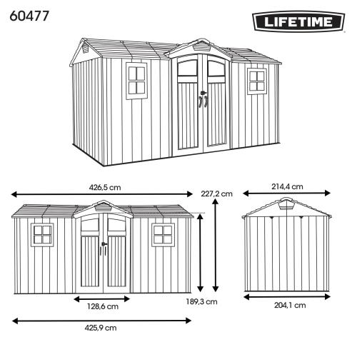 plastový domček LIFETIME model 60477