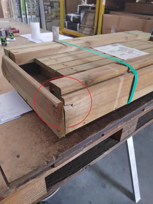 pěstební stůl do skleníku LANITPLAST HOLZ (S712) - V206
