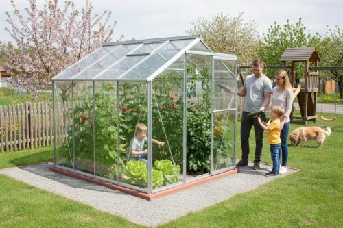 skleník LANITPLAST LIMES Viva V6/3 1,97x3 m číre sklo 3 mm