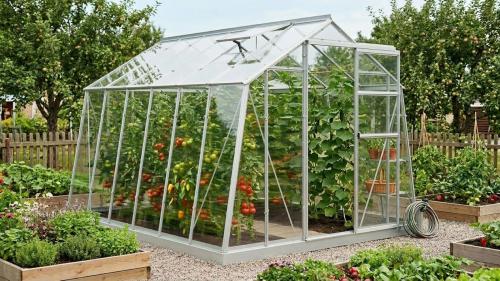 skleník LANITPLAST LIMES Viva V7/6  2,47x5,95 m číre sklo 3 mm