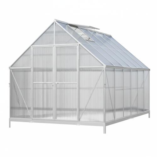 skleník LANITPLAST SARANA 8x12 PC 4 mm strieborný
