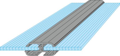 skleník LANITPLAST SARANA 8x12 PC 4 mm čierny