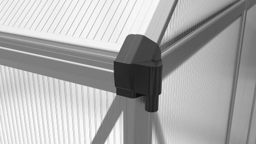 skleník LANITPLAST SARANA 8x14 PC 4 mm strieborný